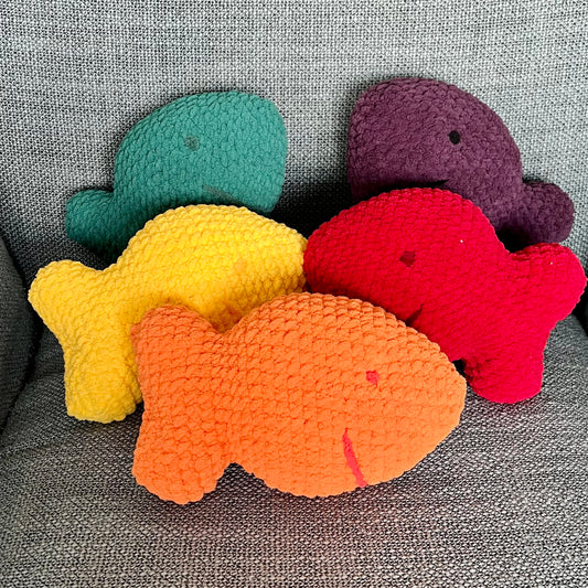 Colorful Fish Cracker Plushie
